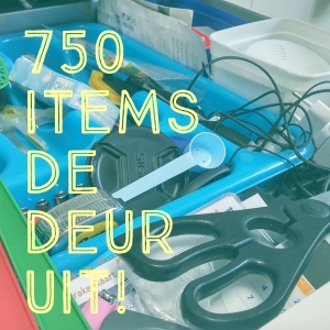 Opruimchallenge - 750 items opruimen